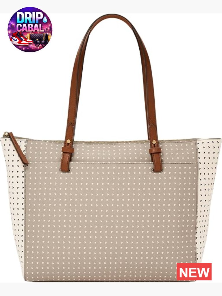 Faux Leather Tote With Zipper Closure For 15" Laptop